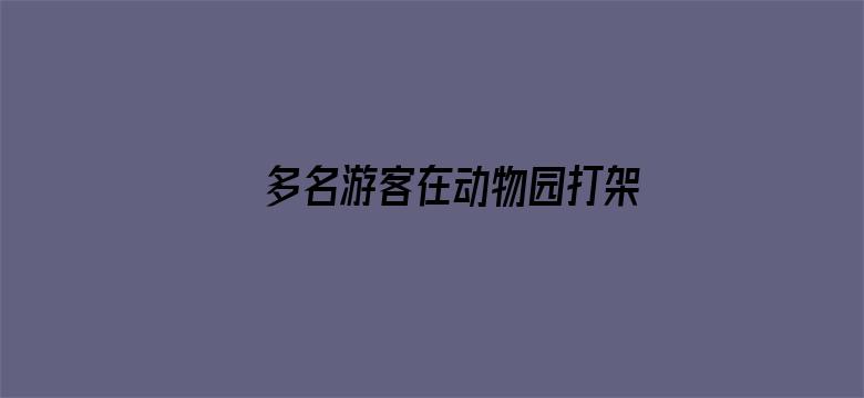 多名游客在动物园打架互殴